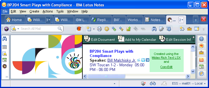 Image:The Best (practices) Session on Compliance Hits Lotusphere Today (Monday)!