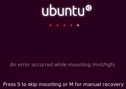 Image:Managing VMware Tools on Linux, Part II: Fixing "An error occurred while mounting" During Boot-up